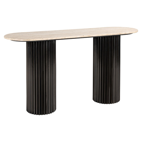 Hampson Cream & Black Console Table